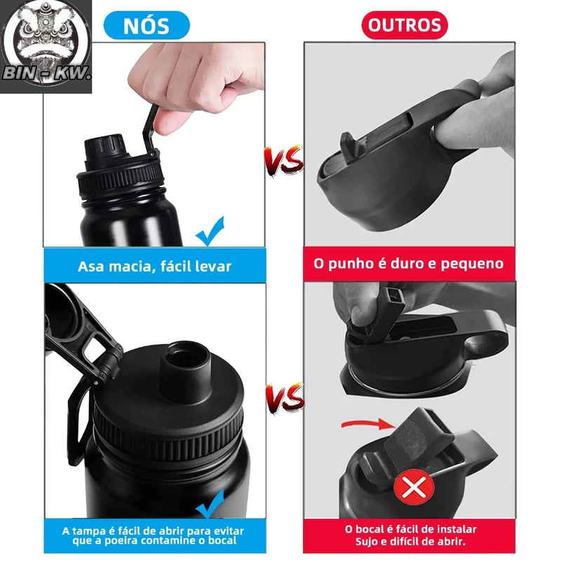 Garrafa Térmica 1200ml Com Isolamento Térmico