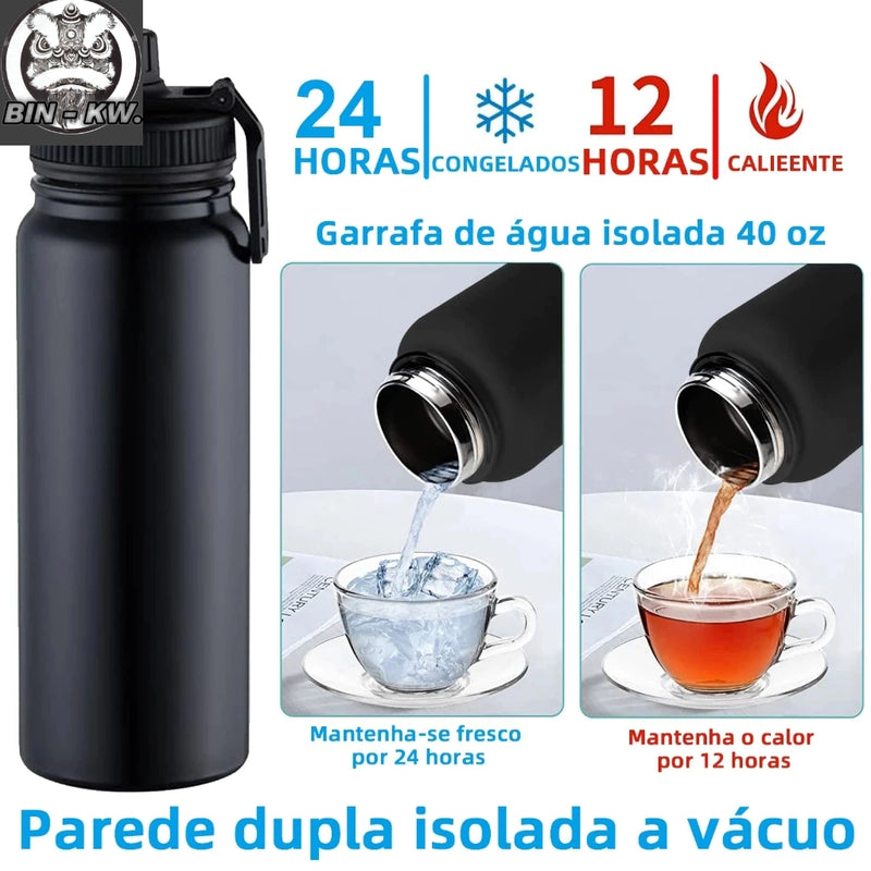 Garrafa Térmica 1200ml Com Isolamento Térmico