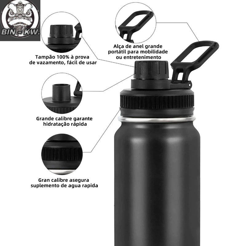 Garrafa Térmica 1200ml Com Isolamento Térmico