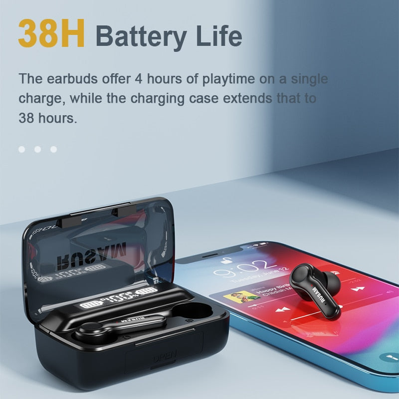 Fone de Ouvido RUSAM RS19 - 5.2 Bluetooth®