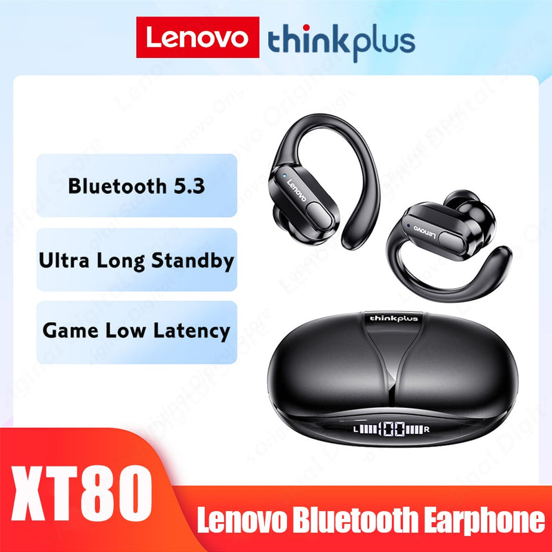 Fone de ouvido Lenovo XT80 - Bluetooth 5.3®